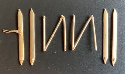 de Havilland Tiger Moth wing struts for 1/32 ICM kit