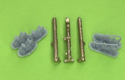 Fairey Gannet AS.1 / AS.4 brass undercarriage set for the 1/48 Airfix kit