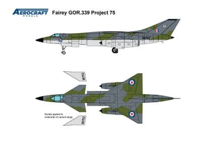 Fairey Tactical Strike Aircraft GOR.339 Project 75 'Hi-viz'