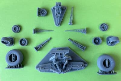 General Dynamics F-111 Aardvark undercarriage and wheel set