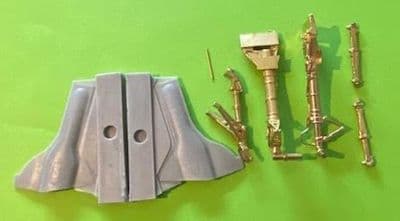 Grumman F6F Hellcat undercarriage for 1/24 Airfix kit