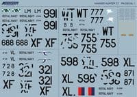 Hawker Hunter T.7 conversion Early RN for 1/48 Airfix kit
