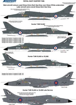 Hawker Hunter T.8M conversion RN for 1/48 Airfix kit