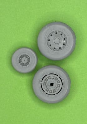 Lockheed Martin F-104 Starfighter wheel set for 1/32 Italeri kit
