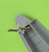 Martin B-26B Marauder brass undercarriage set for the 1/48 ICM kit
