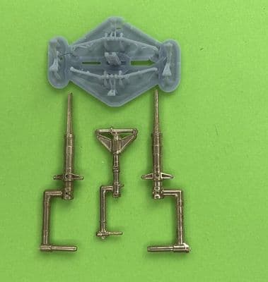 Martin B-26B Marauder brass undercarriage set for the 1/48 ICM kit