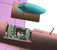 MARTIN BAKER MB.3b BUBBLE TOP (1/48)