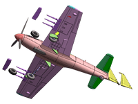 MARTIN BAKER MB.3b BUBBLE TOP (1/72)