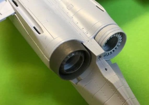 McDonnell Douglas Phantom Exhaust Pipes for 1/72 Airfix kit