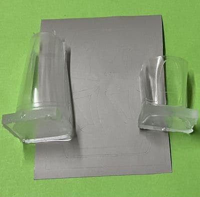 McDonnell F-101 Voodoo Single seat replacement canopy set for 1/48 Kitty Hawk