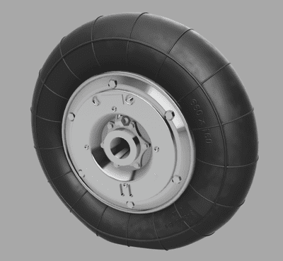 Messerschmitt Bf-109  17 radial rib tyre and hubs  for 1/32 Zoukei Mura kits