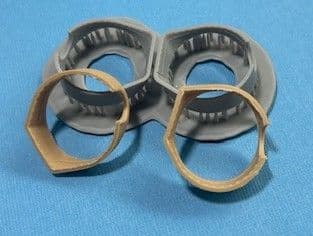 Messerschmitt Bf-109 E improved wheel bay inserts for 1/32 Dragon and Hobby 2000 kits