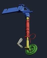 Messerschmitt Bf109 G-5/G-6 undercarriage for 1/24 Airfix