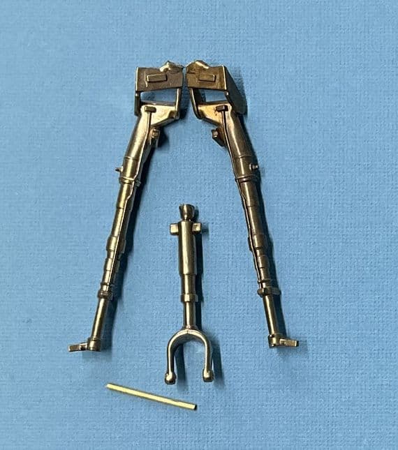 Messerschmitt P.1101 undercarriage for 1/32 Das Werk kit