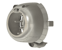 Nakajima Ki-43-II Hayabusa Oscar corrected and detailed engine cowl set for 1/32 Hasegawa kit