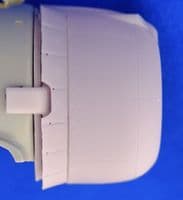 Nakajima Ki-43-II Hayabusa Oscar corrected and detailed engine cowl set for 1/32 Hasegawa kit