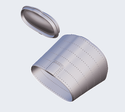 North American F-100 C/D Super Sabre Nose Intake for Trumpeter kit