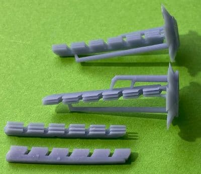 North American F-82 F/G Twin Mustang Night Exhaust Stacks for 1/48 Modelsvit kit