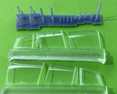 North American OV-10 Bronco Openable Canopy Set for 1/48 ICM kit