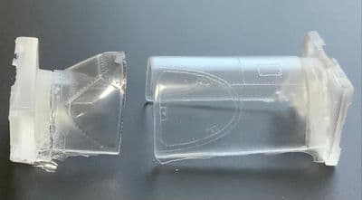 North American P-51B Mustang Screen and Rear / Doghouse Canopy Section for 1/32 Trumpeter kit