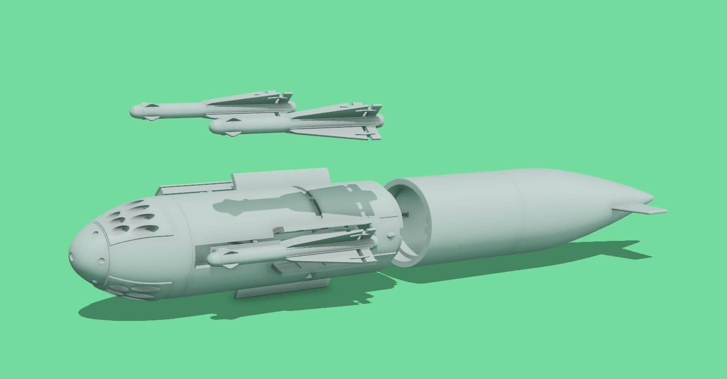 Northrop F-89 H rocket wing pods