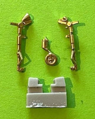 Supermarine Spitfire Mk. XIV undercarriage for 1/48 Airfix kit