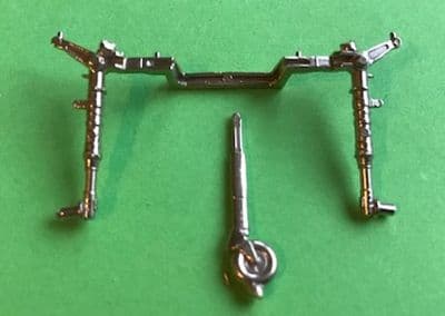 Supermarine Spitfire Mk.1 undercarriage for 1/48 Tamiya kit