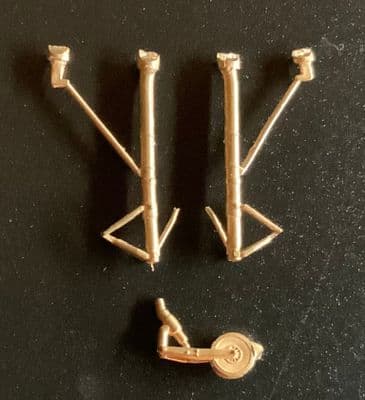 Zlin Z-37 Cmelak undercarriage for 1/72 Eduard kit