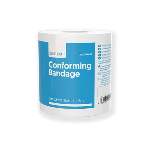 Blue Dot Conforming Bandage 10cm x 4.5m