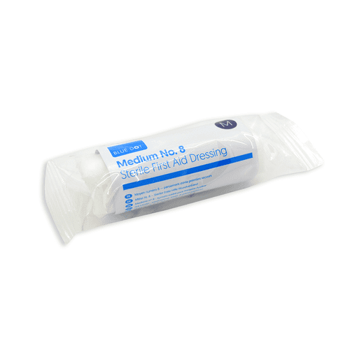 Blue Dot Medium No 8 Sterile First Aid Dressing