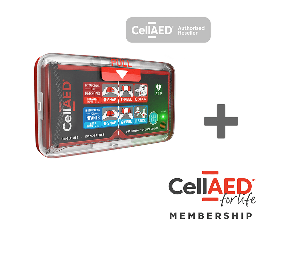 CellAED Personal Defibrillator with CellAED for Life