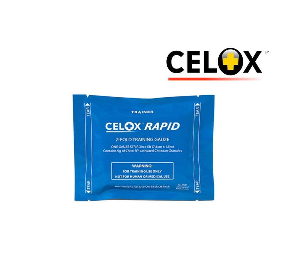Celox Rapid  Training Gauze - Blue Pack
