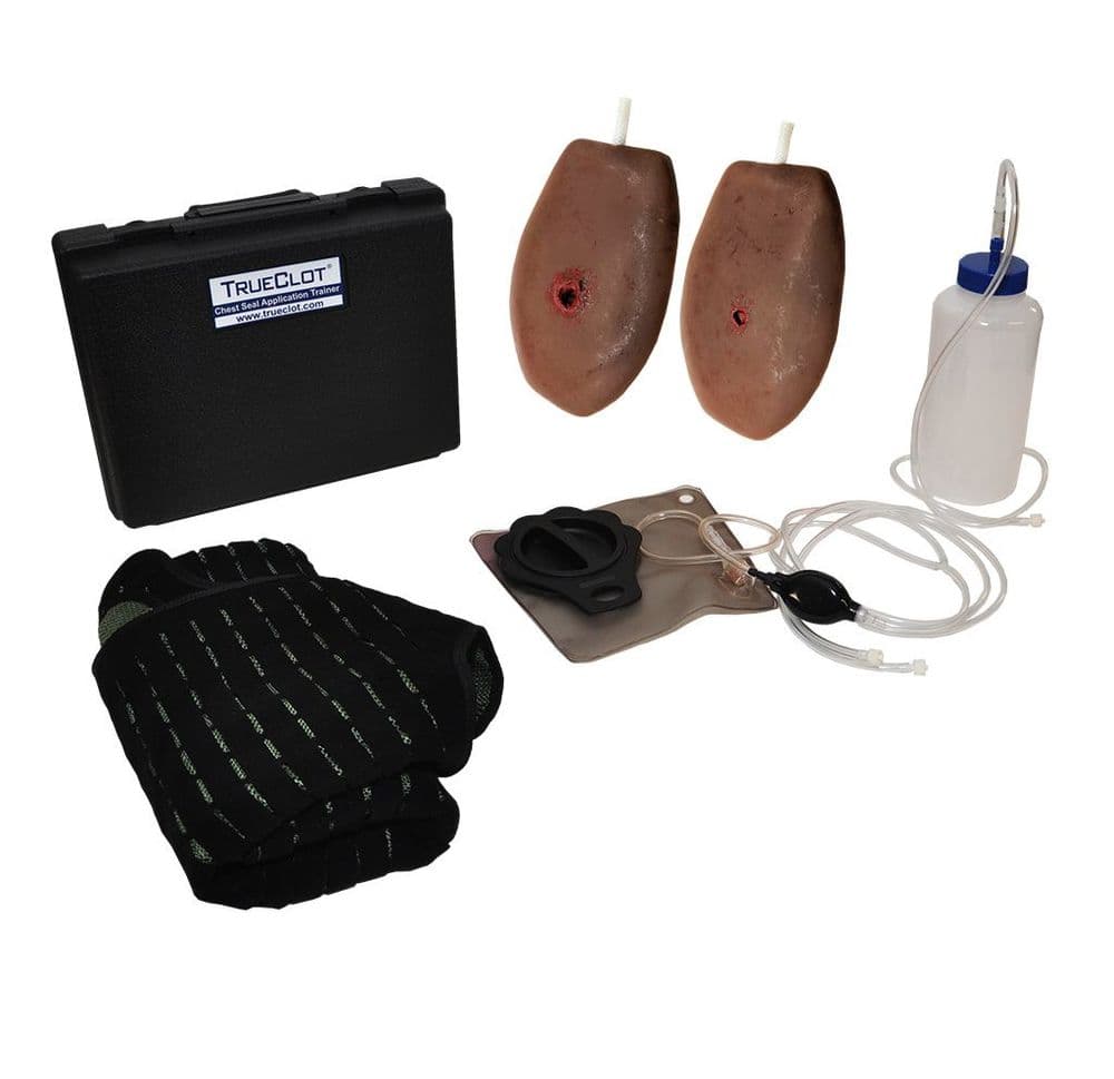 Chest Seal Application Trainer - Dark Skin