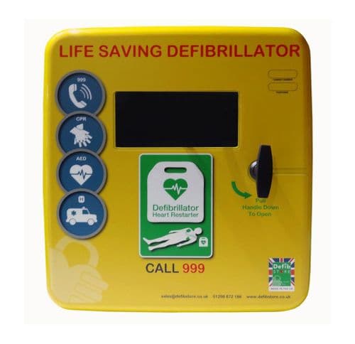 Defib Store 4000 unlocked polycarbonate AED Cabinet