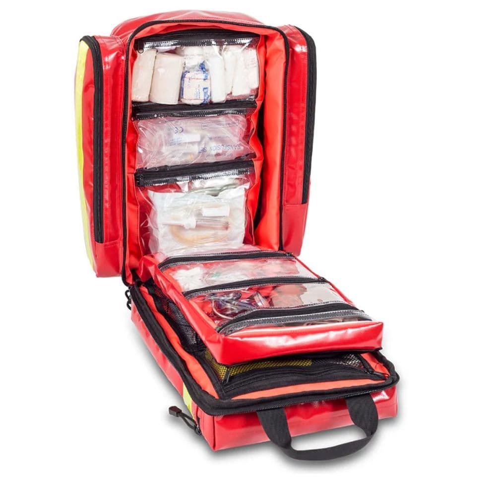 Elite Bags Emergency Backpack - Tarpaulin - Red
