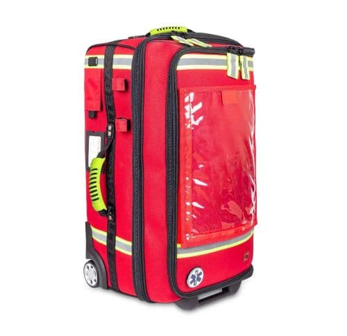 Emerair Trolley Respiratory Bag - Red Polyamide
