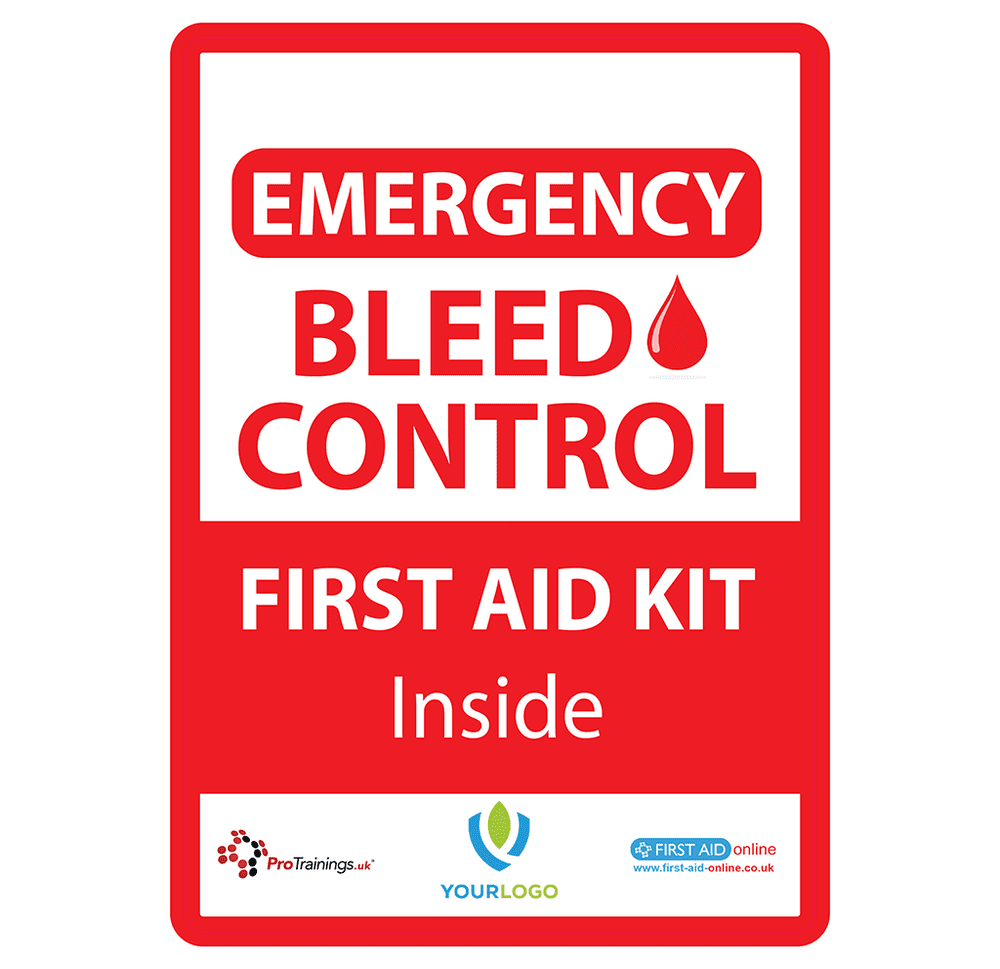 Emergency bleed control Sign Personalised