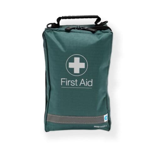 First Aid Kit In Green Pouch
