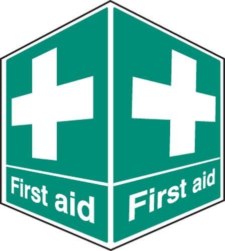 First Aid - Projecting Sign