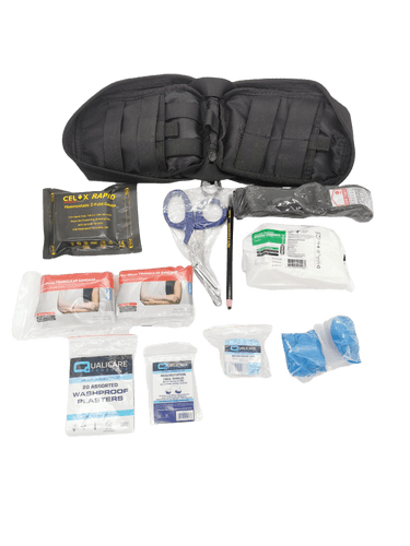 IFAK  -  Individual First Aid Kit in Black Pouch