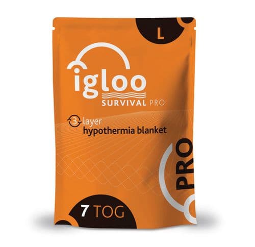 Igloo Pro Hypothermia Blanket - Large - Orange