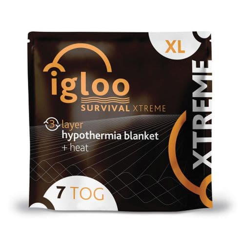 Igloo Xtreme Hypothermia Blanket - XLarge - Orange