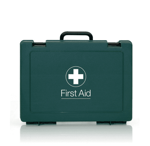 Large Empty Green First Aid Box