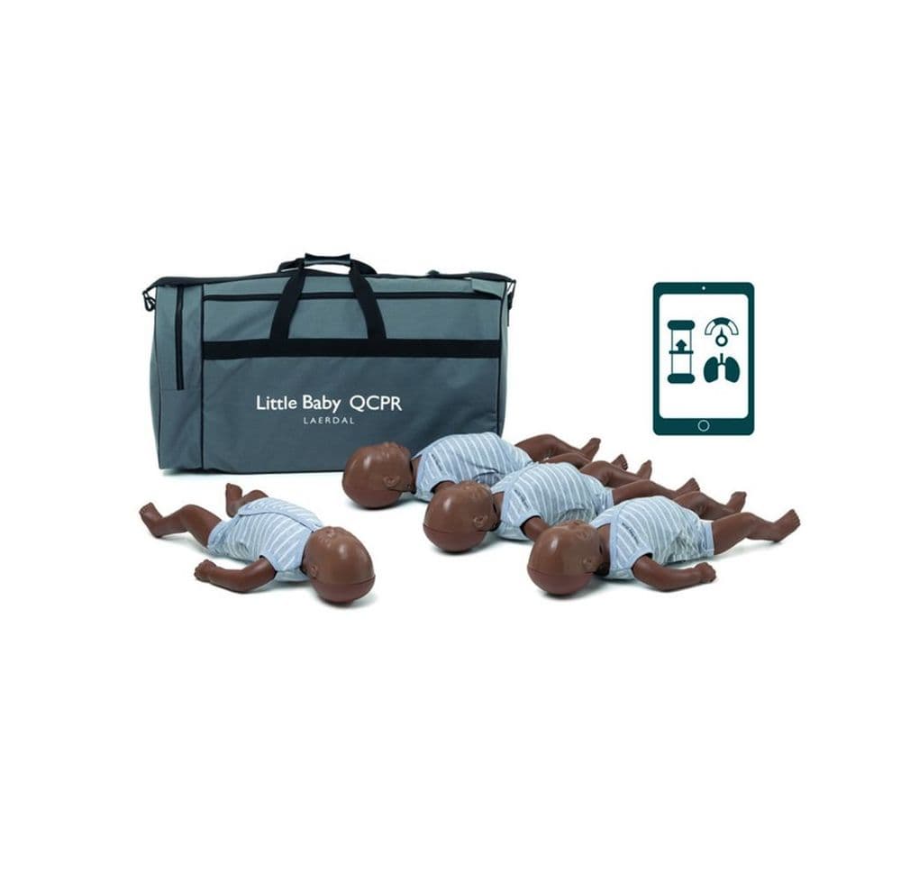 Little Baby QCPR - 4 pack Dark Skin
