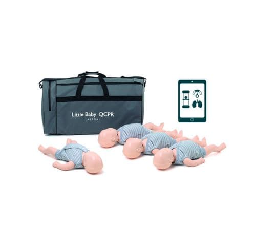 Little Baby QCPR Manikin - 4 Pack (Light Skin)