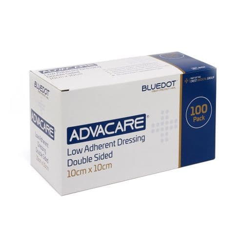Low Adherent Dressing 10cm x 10cm Box of 100