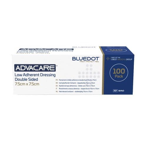 Low Adherent Dressing 7.5cm x 7.5cm Box of 100