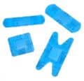 Microplast Assorted Blue Detectable Plasters (100)