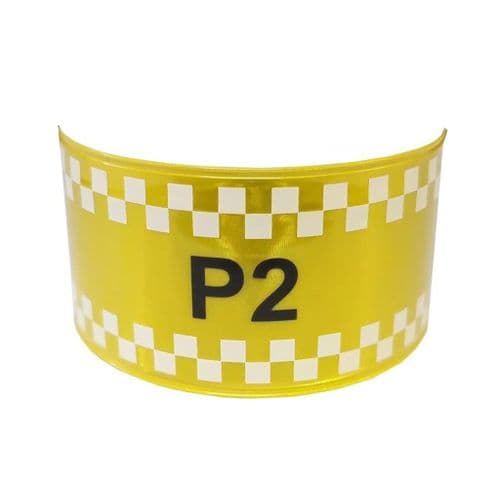 NHS Ten Second Triage Slap Band - P2 Yellow