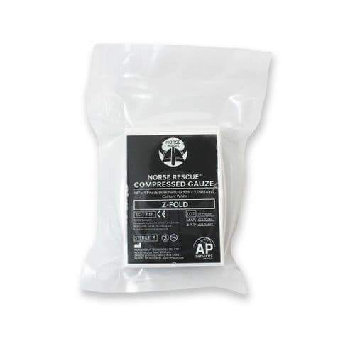 NORSE RESCUE® Compressed Gauze (Z-Fold)